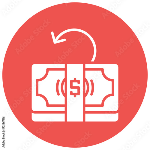 Kickback Cash Vector Icon