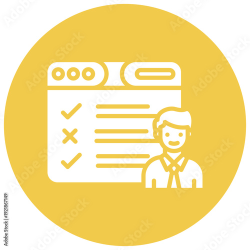 Manual Testing Vector Icon