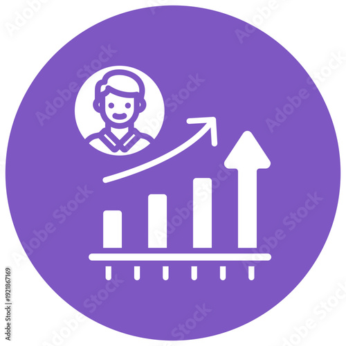 Market Leadership Vector Icon