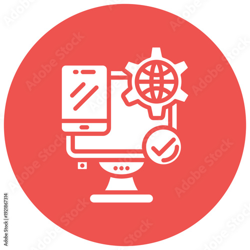 Network Compatibility Vector Icon