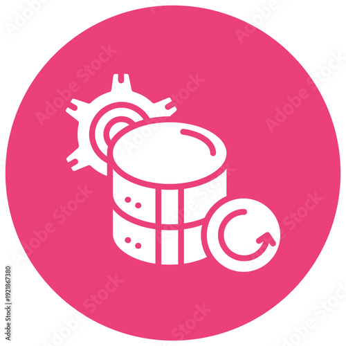 Network Data Recovery Vector Icon