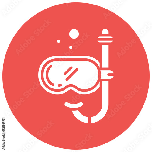 Scuba Diving Gear Vector Icon