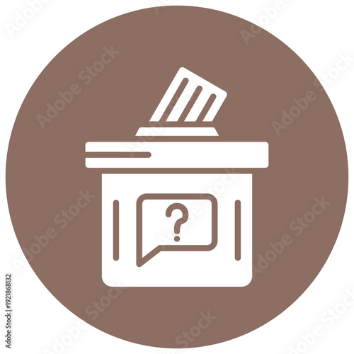 Suggestion Box Vector Icon