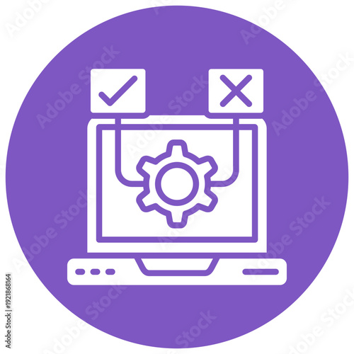 System Testing Vector Icon