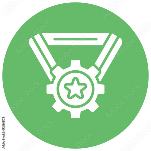 Tarnished Medal Vector Icon