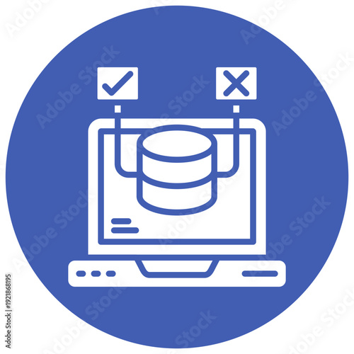Test Data Vector Icon