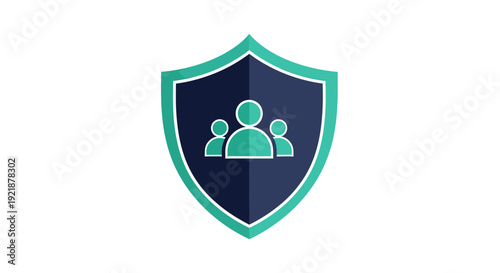 Shield Icon Representing Community Security And Protection From Threats With Confidence