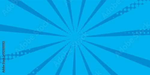 Anime Comic Background. Pop Art Style Background. Pop Up Retro Comic Background. Vector halftone illustration. Vintage background for comic superhero text, speech bubble, message.