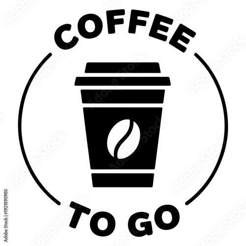 coffee to go cup icon