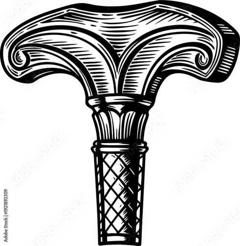 vintage architectural capital design classical corinthian column top detailed engraving historic ornament illustration