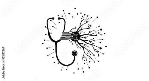 Stethoscope with neural network connections medical technology