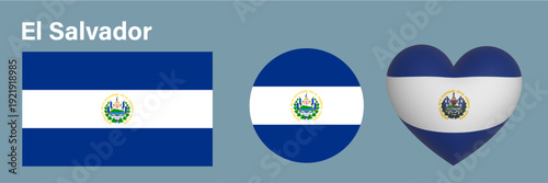 flag of El Salvador 