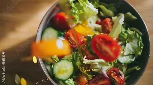 fresh vegetable salad