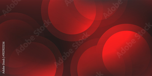 Circle red black gradient red gradient transitions to black minimalist design for digital design background modern abstract simple