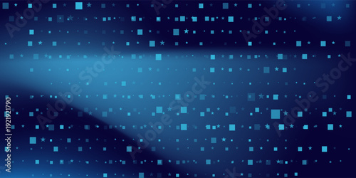 Abstract Digital Technology Futuristic Background. Square Pixels Halftone Pattern Tech Mosaic. Technology or Science Research Presentation Backdrop. eps10