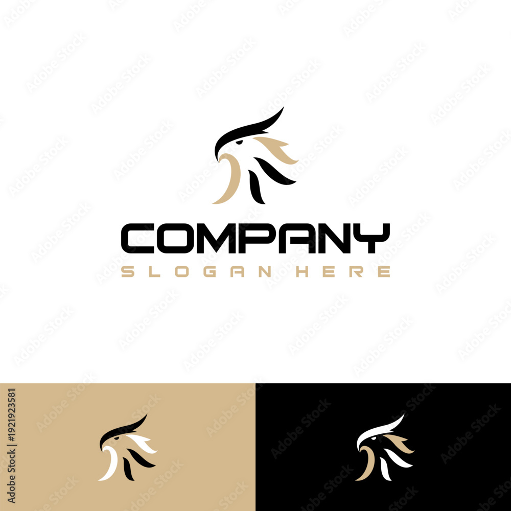 Fototapeta premium Futuristic Premium Style Company Logo