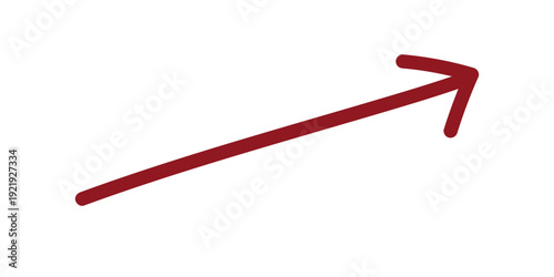 Red crowbar or wrench with bent end