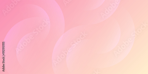 Soft pastel abstract backdrop with smooth pink and yellow gradient tones and circular design elements for modern layouts.
