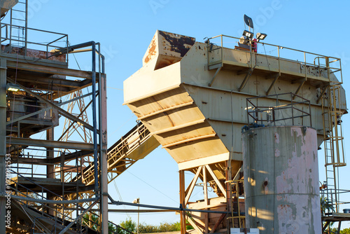 Wallpaper Mural Industrial Gravel and Concrete Processing Plant in Perris California Torontodigital.ca