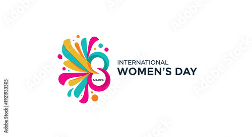 International Womens Day Logo Design.