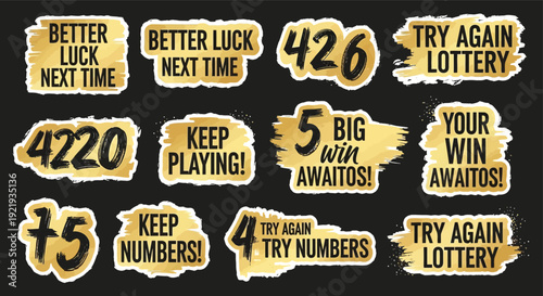 Creative Hand-Drawn Text Vector Elements