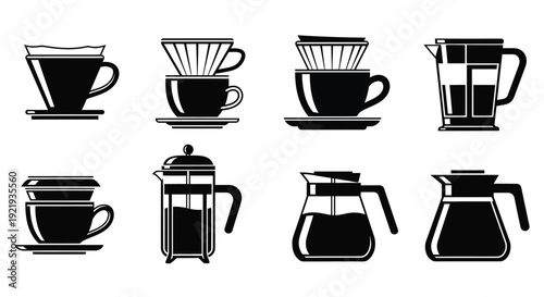 Coffee-making equipment, including pour-overs and presses.