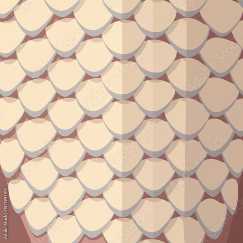 Seamless Overlapping Geometric Scales Vector