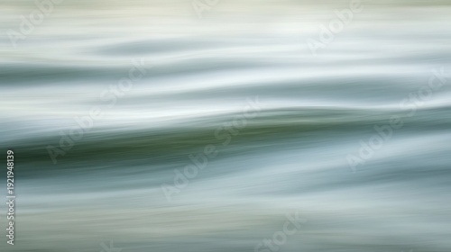 Ethereal river mist creating a soft focus blurred natural landscape with tranquil atmospheric light