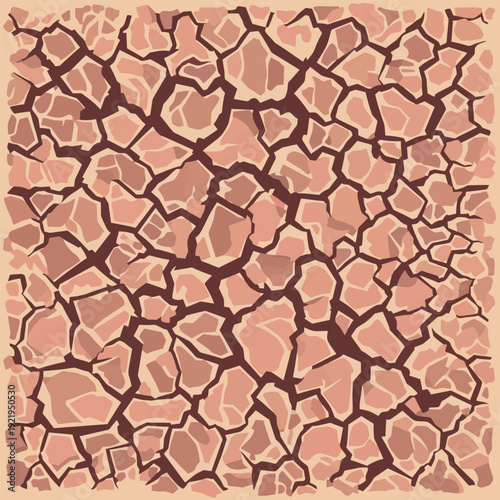 Seamless Cracked Dry Earth Texture