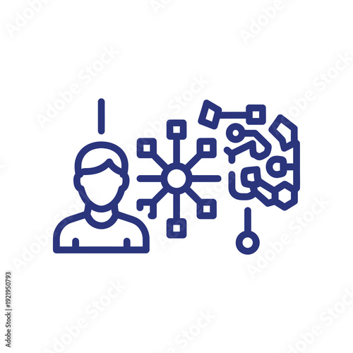 Illustration of a smiling mother wearing a crown with her son standing beside her in a friendly pose.