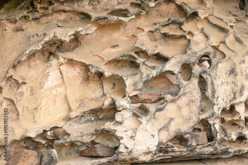 Wallpaper Mural Incredible natural texture of beige rock Torontodigital.ca