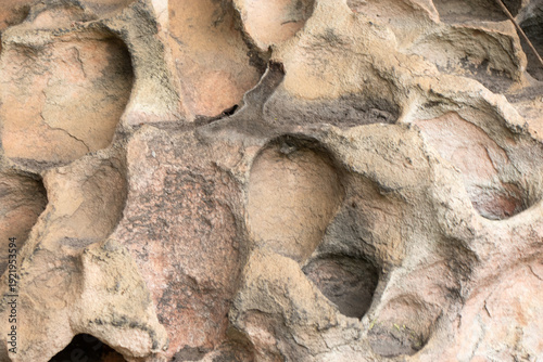 Wallpaper Mural Incredible natural texture of beige rock Torontodigital.ca