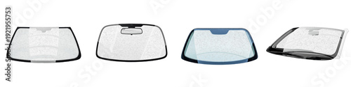 Photos Car Windshield Collection, Front Glass Windows for Vehicles Set, Auto Glass Repl