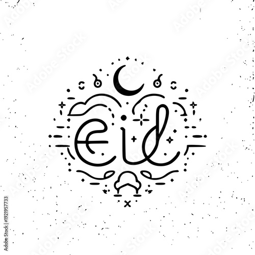 EID stains on white background