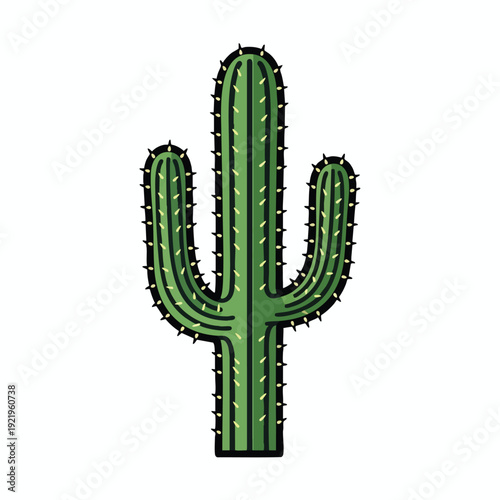 Saguaro Cactus Illustration