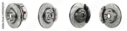Foto Automotive Performance Brake Disc Collection, Slotted and Drilled Rotor Set, Spo