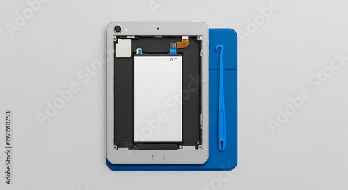 Tablet Repair Disassembly Internal Components Tech Device