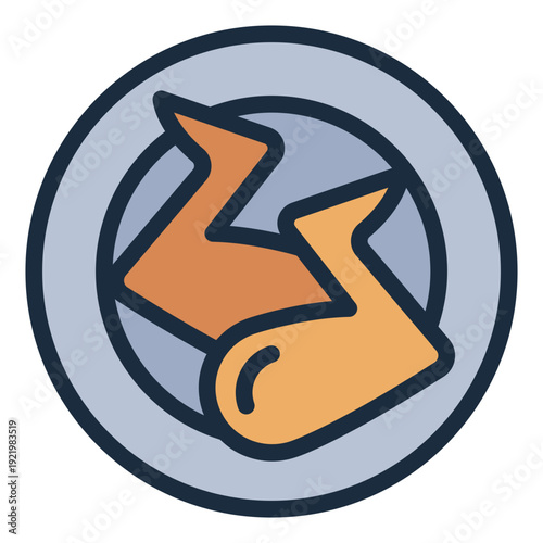 chicken wing filled line icon. poultry meat cut. food product. restaurant supply