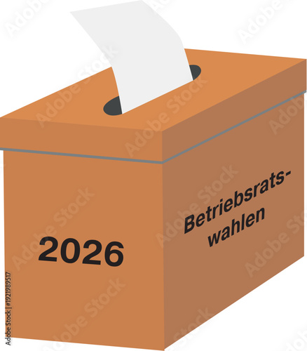 Wahlurne für Betriebsratswahl 2026