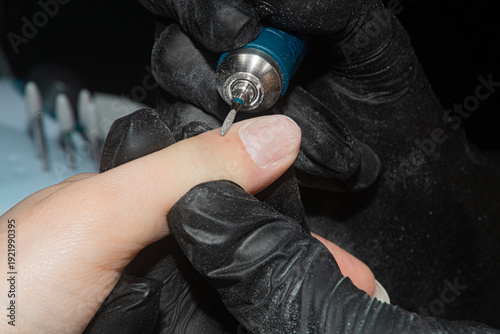 Skillful Nail Preparation Procedure For Manicure