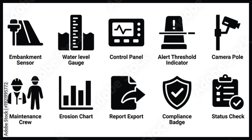 Industrial control systems icons