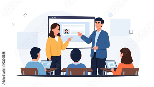 Business Training Session: Team Learning and Presentation Skills