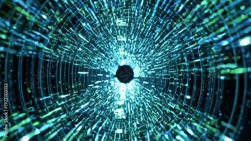 Encrypted Data Tunnel Visualization