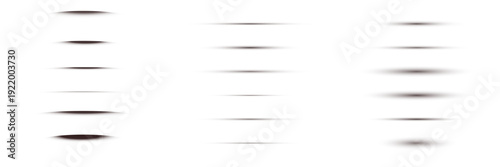 Realistic Horizontal Shadow Effects for Minimalist UI Design and Page Curl Dividers