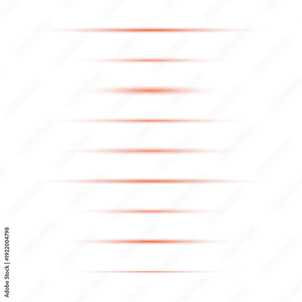 Obraz premium Red laser light beams for security grid system, biometric scanning interface, and motion sensor technology