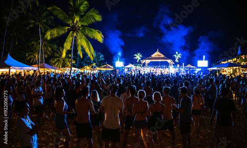 large crowd of adults gathe...