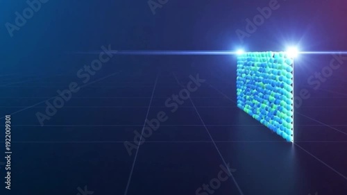 Circular firewall ring forming around central cloud symbol