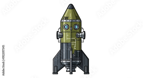 Space Rocket Launch Vehicle.