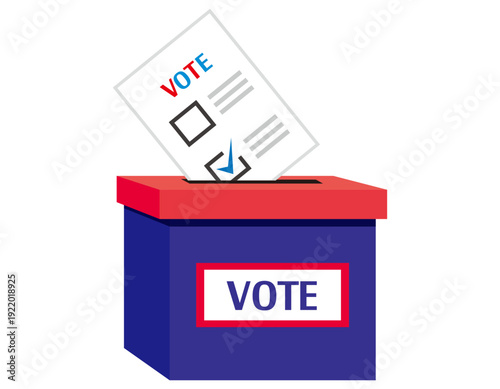 投票用紙のイラスト　選挙アイコン