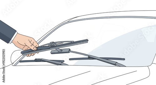 Wiper Blades Car Window.